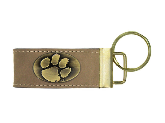 Collegiate Crazyhorse Full Grain Leather Key Fob