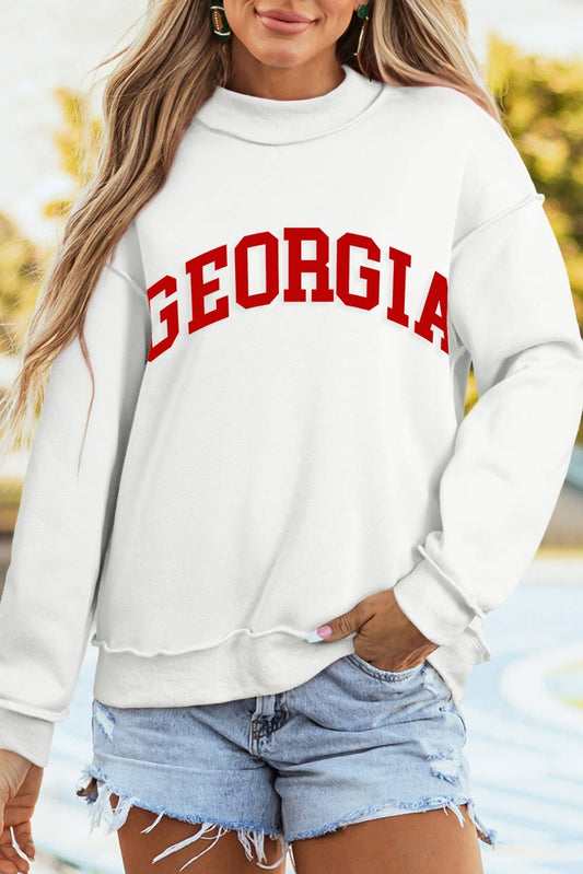 GA Solid Long Sleeve Mock Neck Tunic Top