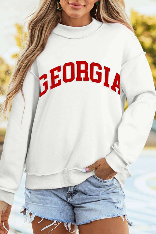 GA Solid Long Sleeve Mock Neck Tunic Top