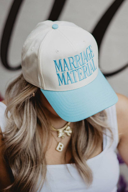 Marriage Material Two-Toned Trucker Hat