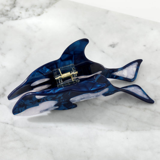 Eco-Friendly Orca Whale Hair Clip
