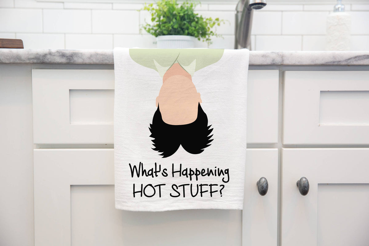 Valentine's Day What's Happening Hot Stuff Kitchen Towel