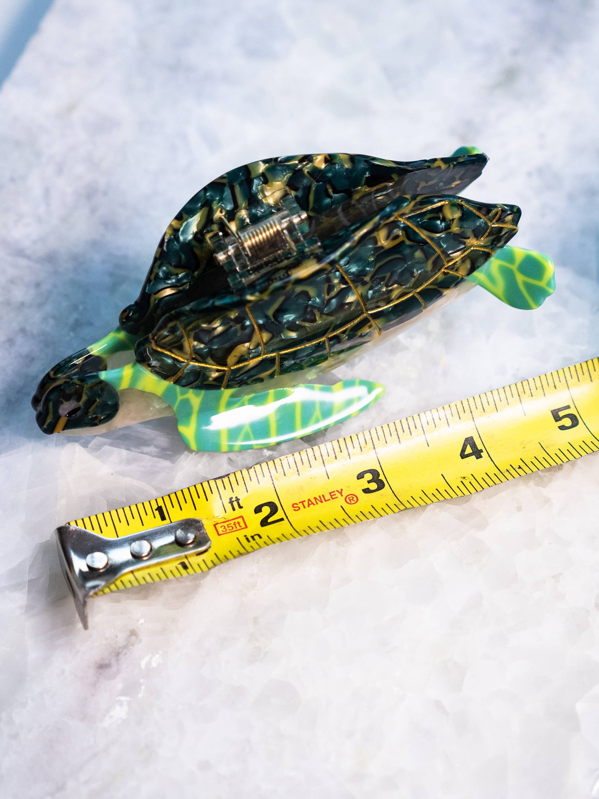 Eco Friendly Loggerhead Turtle Hair Clip, Large