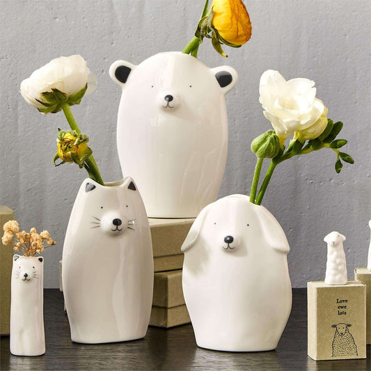 East of India Animal Vase