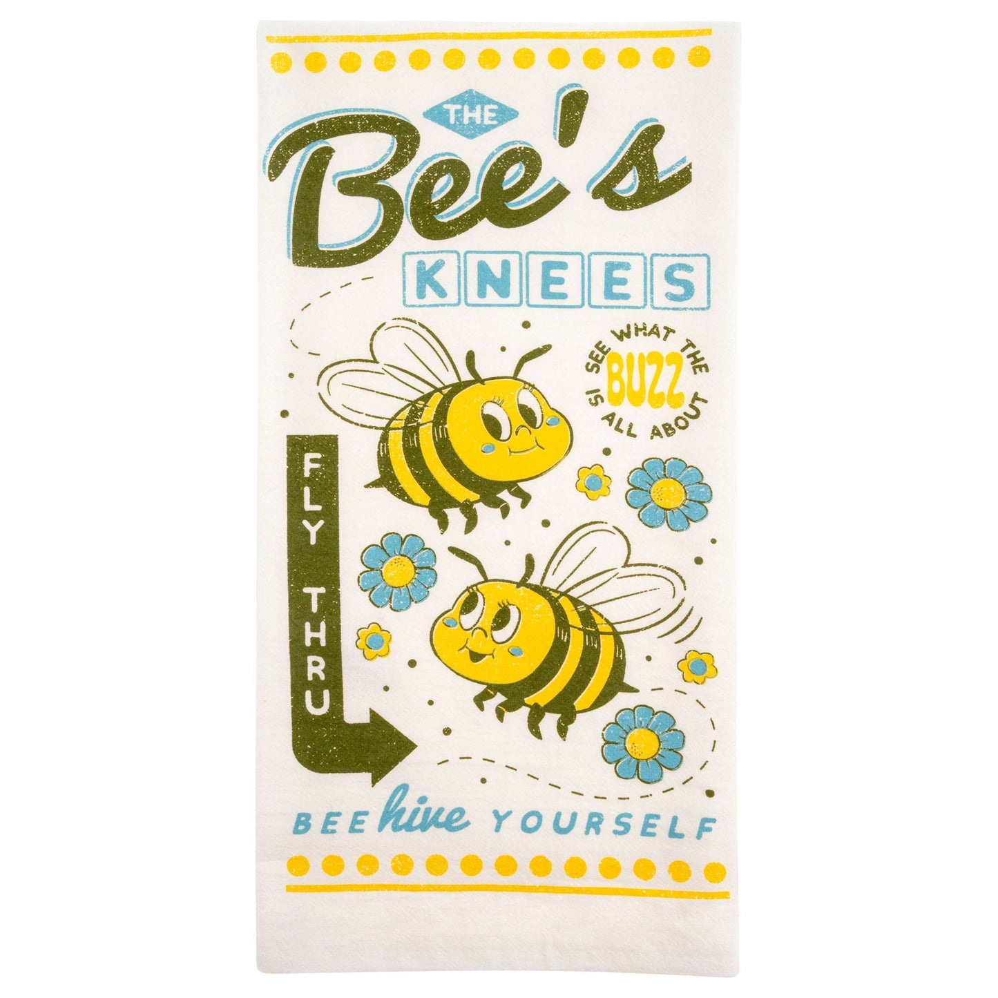 DINER TEA TOWEL BEE (S26)