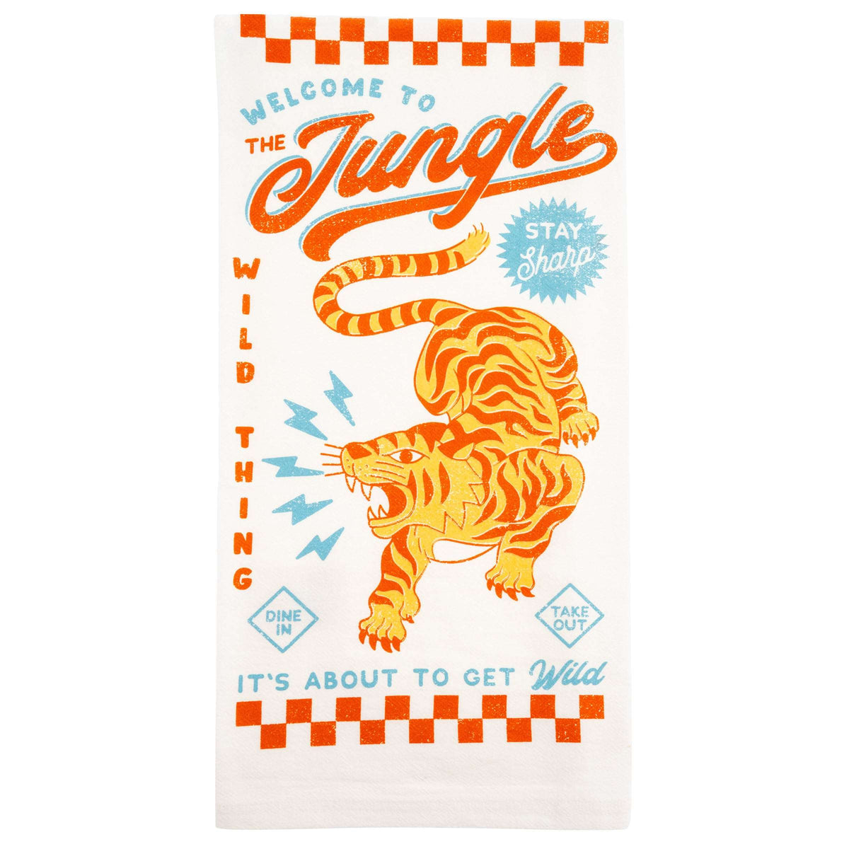 DINER TEA TOWEL TIGER (S26)