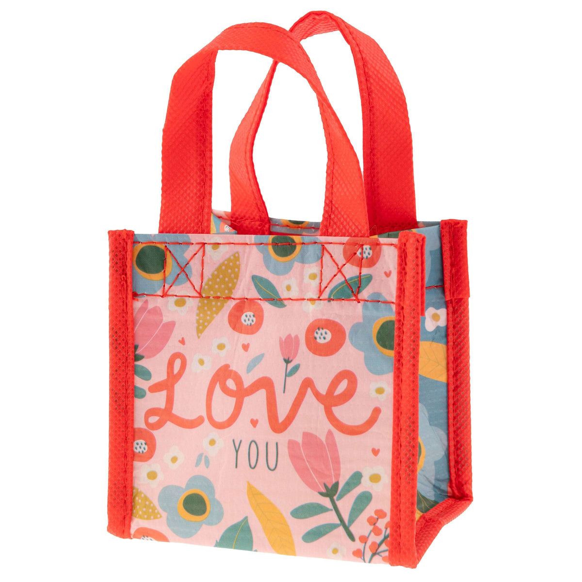 RECYCLED TINY GIFT BAGÂ LOVE YOU (S24)
