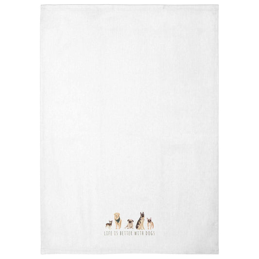 TEA TOWEL DOG (F20)