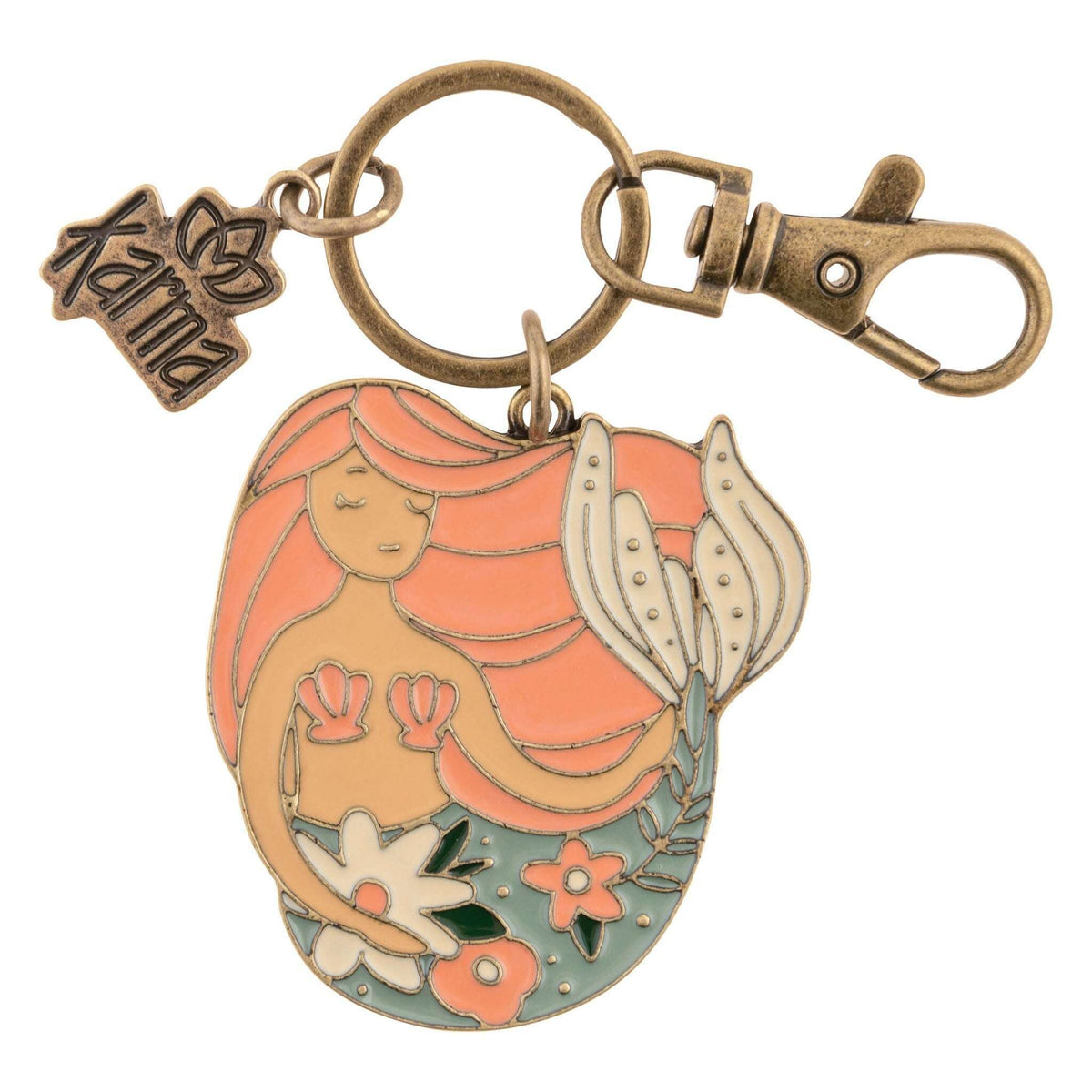 ENAMEL KEYCHAIN MERMAID (S22)