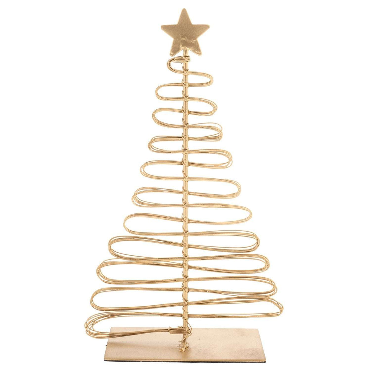 WIRE FLAT TREES LG SQUIGGLE (H25)