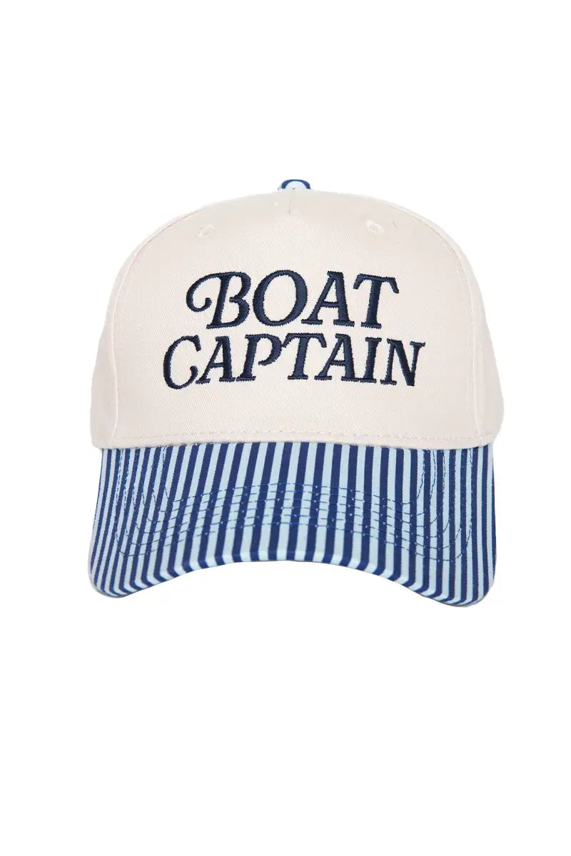 Boat Captain Two-Toned Retro Hat