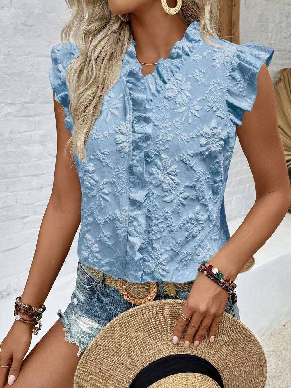 Miss Sparkling Floral Blouse