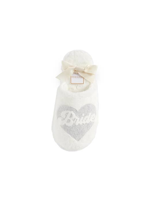 “Bride” Heart Slippers