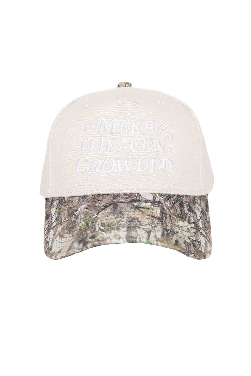 Make Heaven Crowded Vintage Trucker Hats