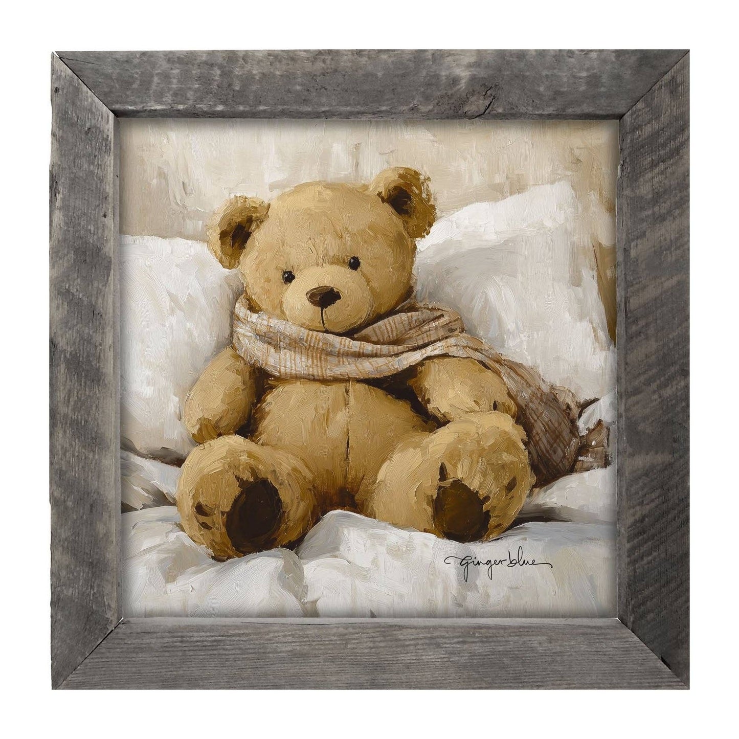 White Scarf Teddy Bear