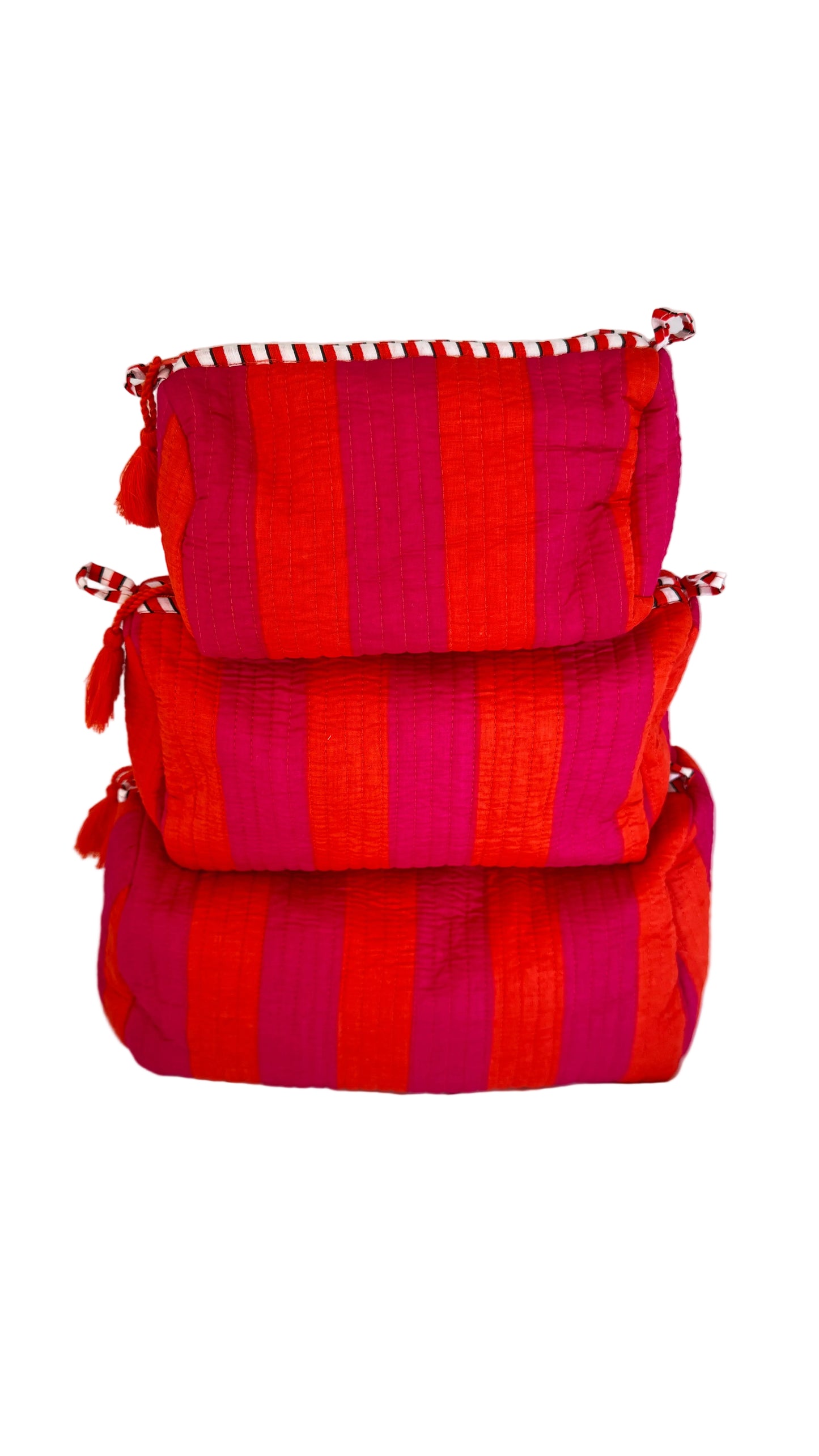 The Roots Handmade Cosmetic Bags - 3 - Piece Sets- Various Patterns