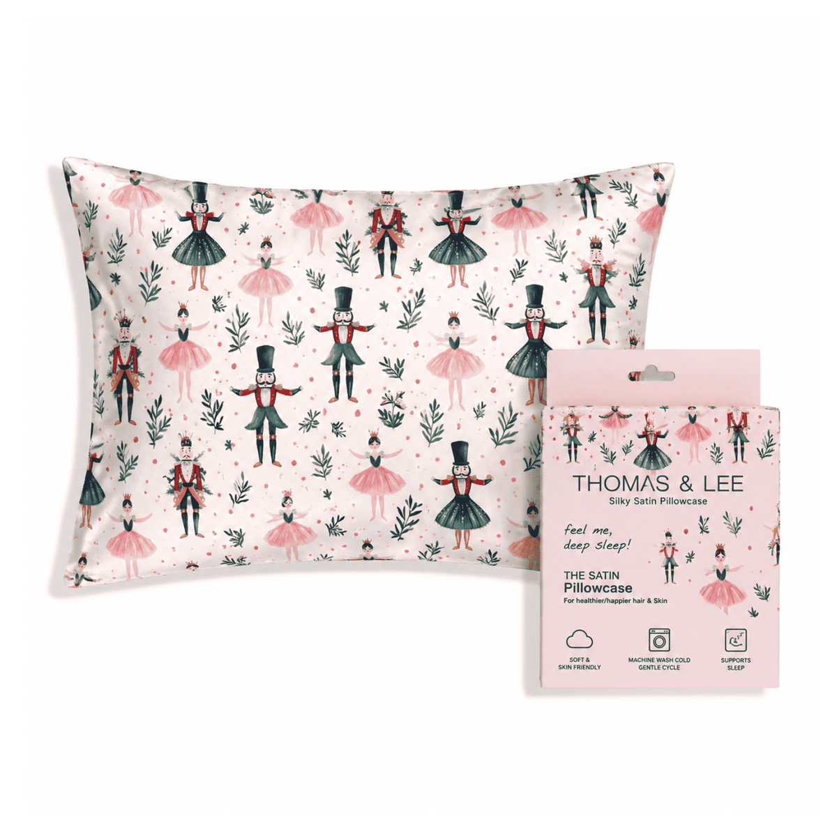Silky Satin Pillowcase – Holiday Collection