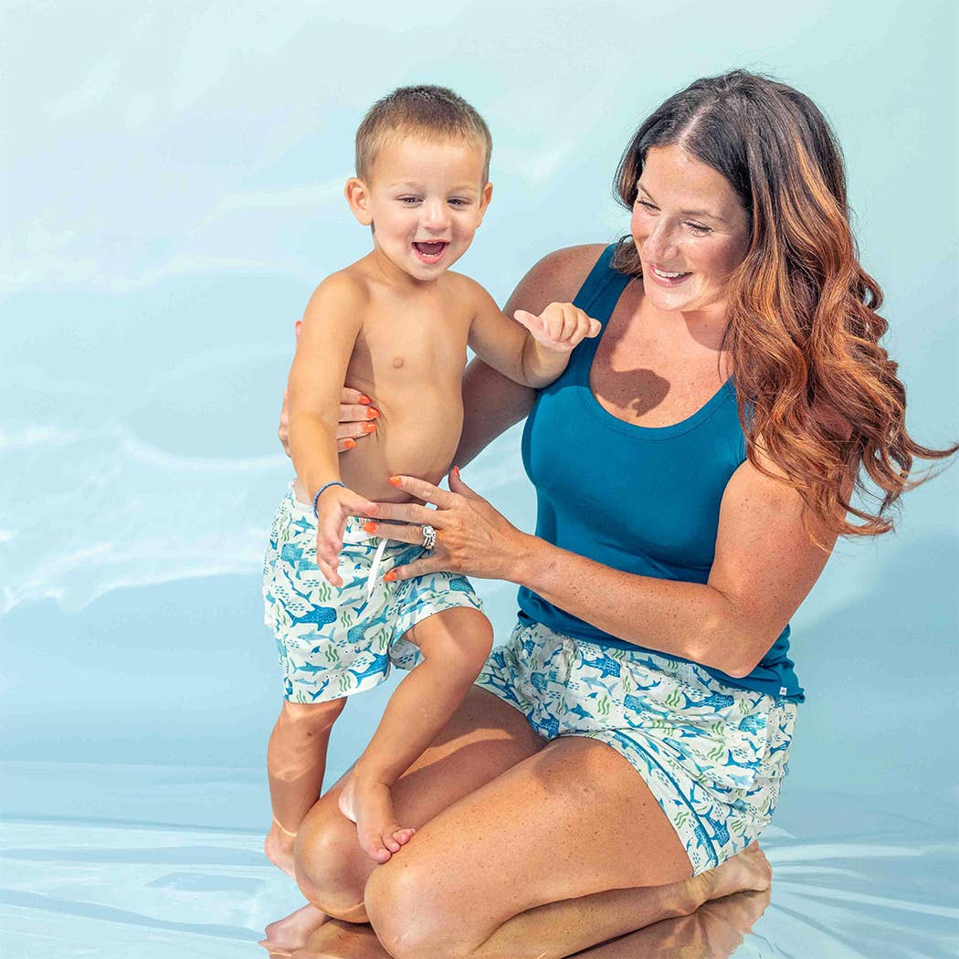 Shark Friends Womens Bamboo Pajama Shorts