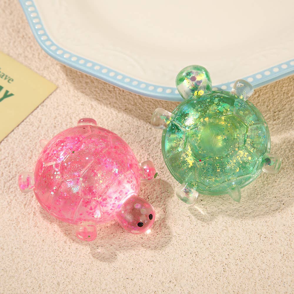 Cute Glitter turtle Squishy Squeeze Toy Fidget Toy