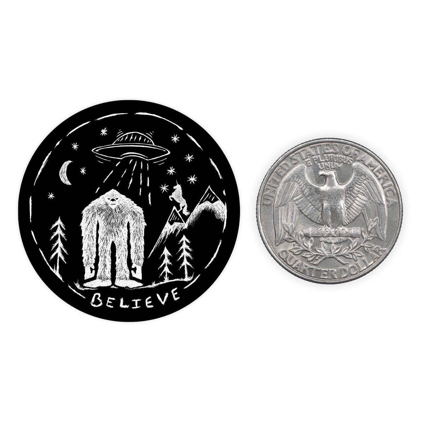Believe - Mini Sticker