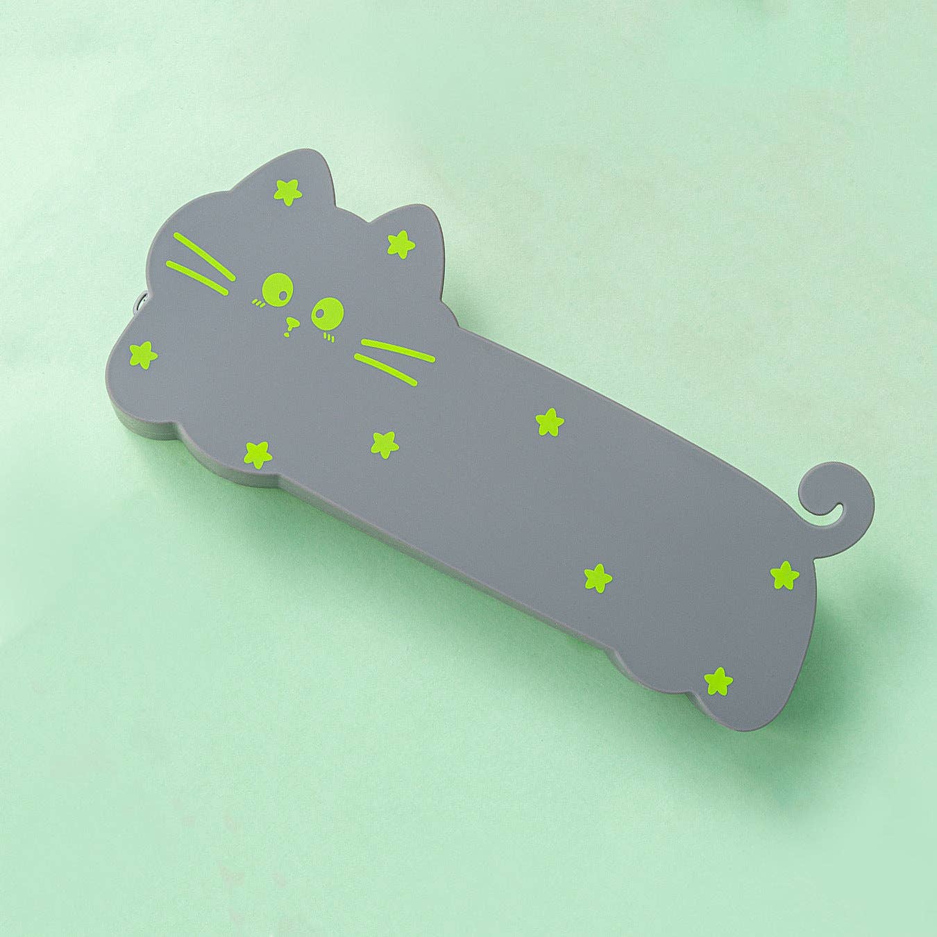 Pencil Case Cute Kitty Silicone For School Use