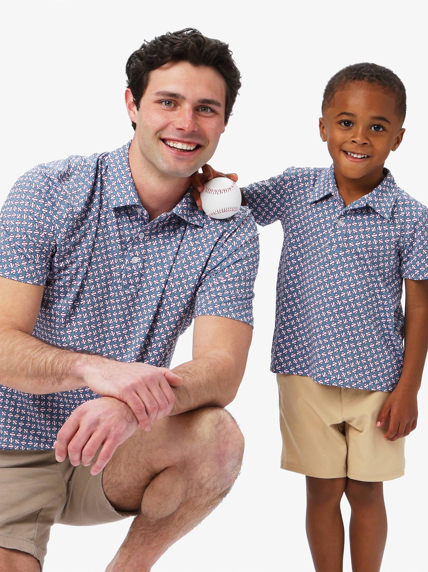 Baby Boys Home Run Performance Polo Romper