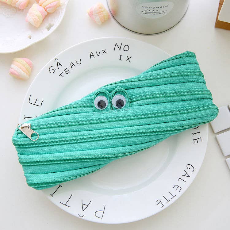 Pencil Case Caterpillar Zipper Large Capacity Cute