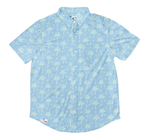 Pastel Palms - Rayon Stretch Shirt
