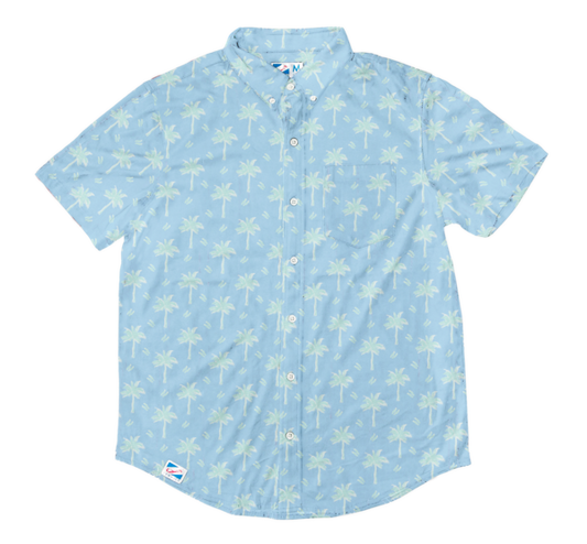 Pastel Palms - Rayon Stretch Shirt