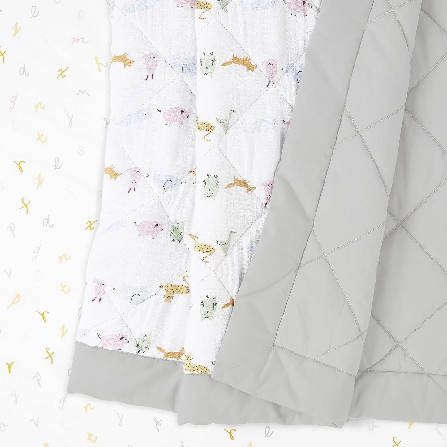 Aden + Anais 3-Piece Bedding Set Alphabet Animals