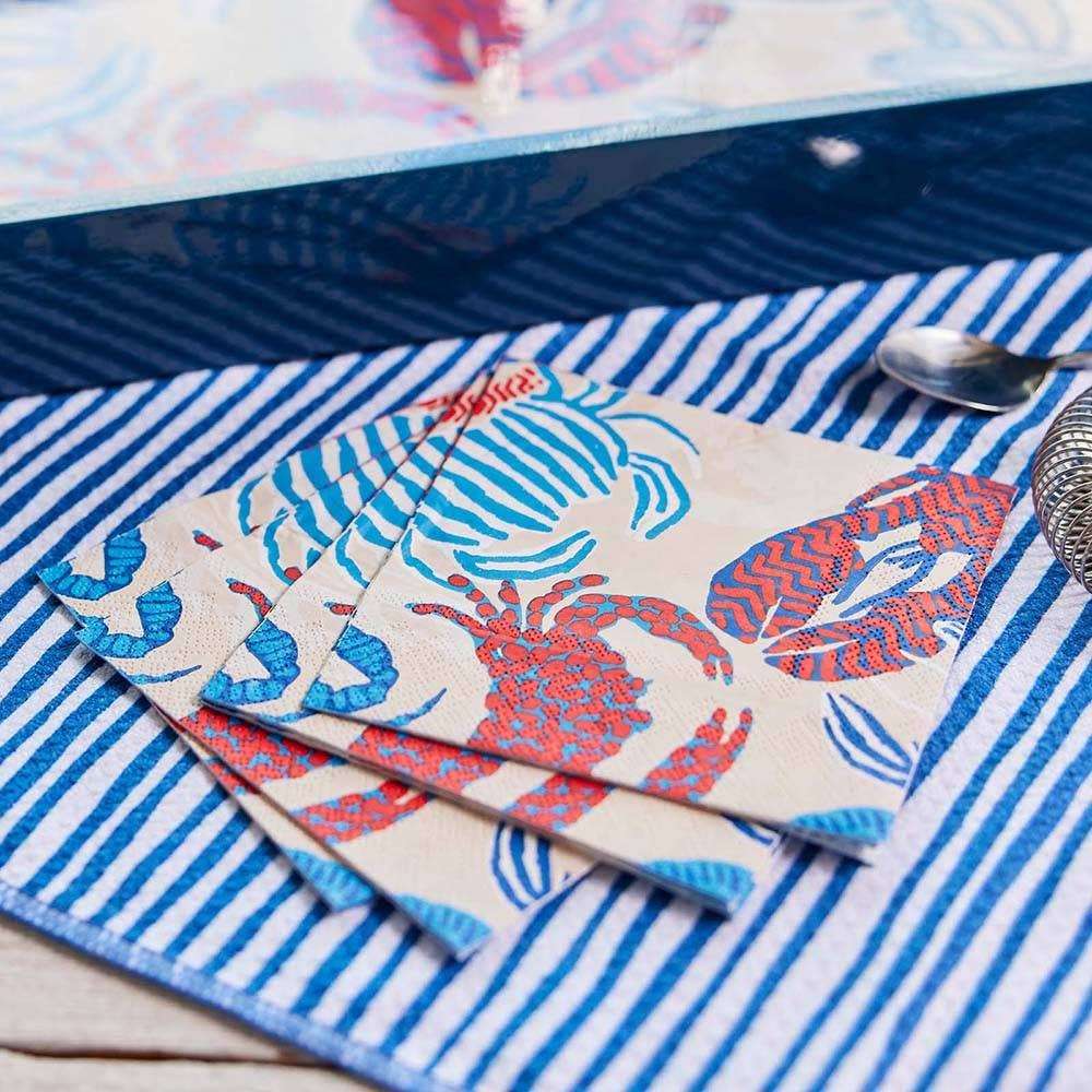 Sandy Claws Paper Cocktail Napkins