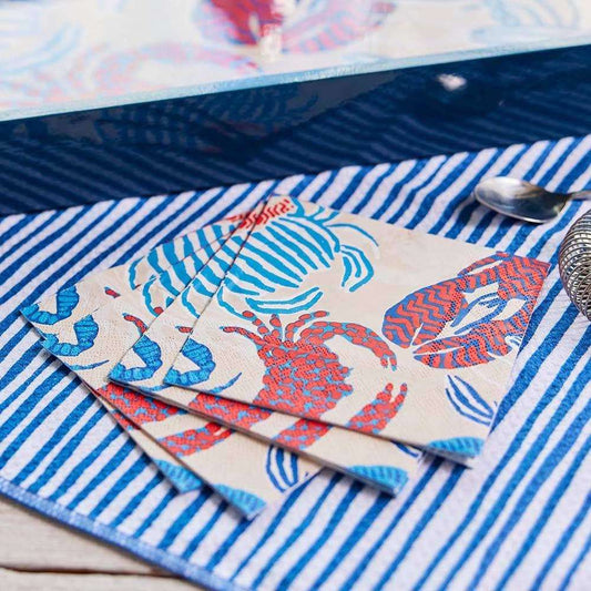 Sandy Claws Paper Cocktail Napkins
