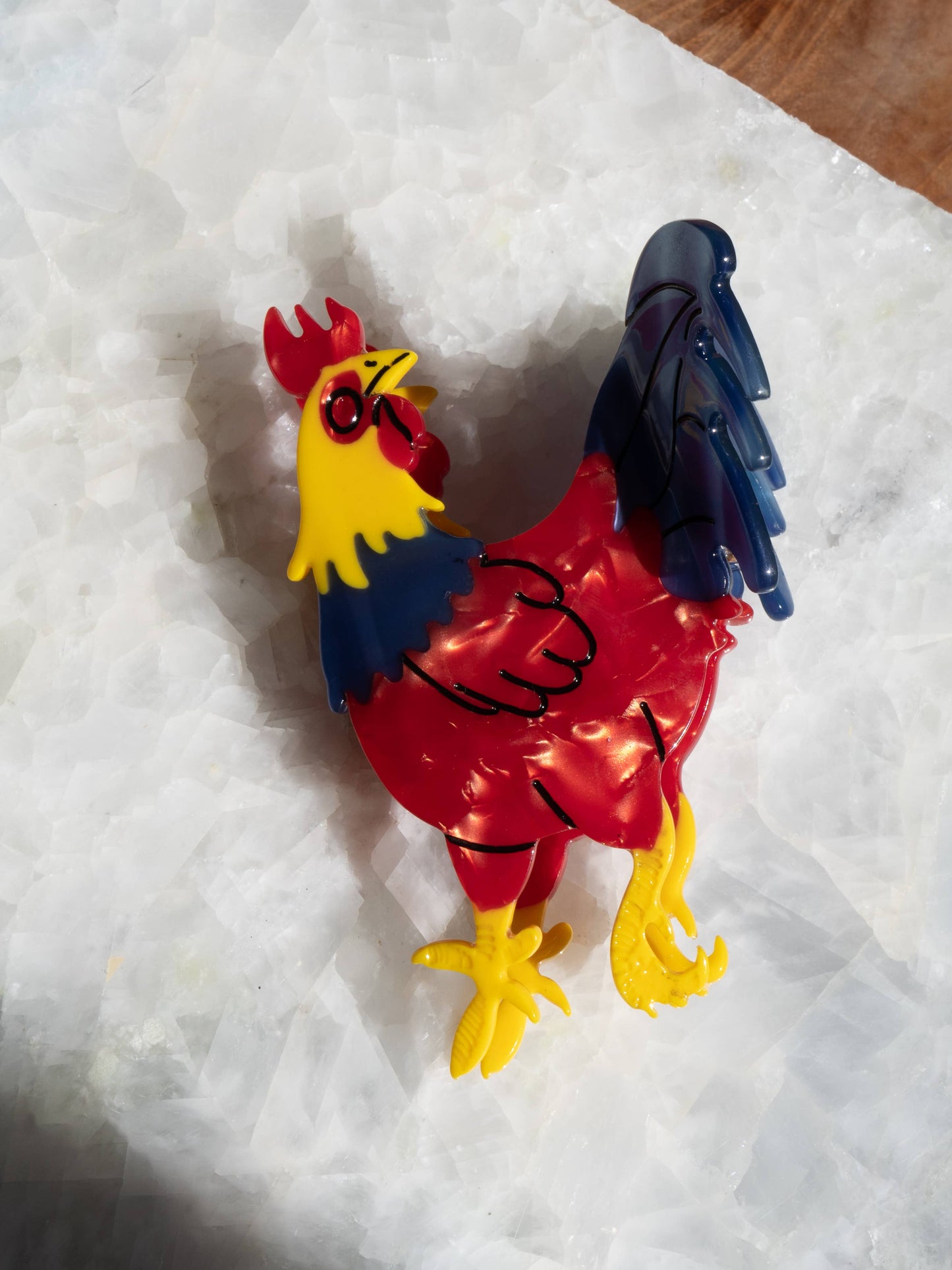 Rooster Hair Clip