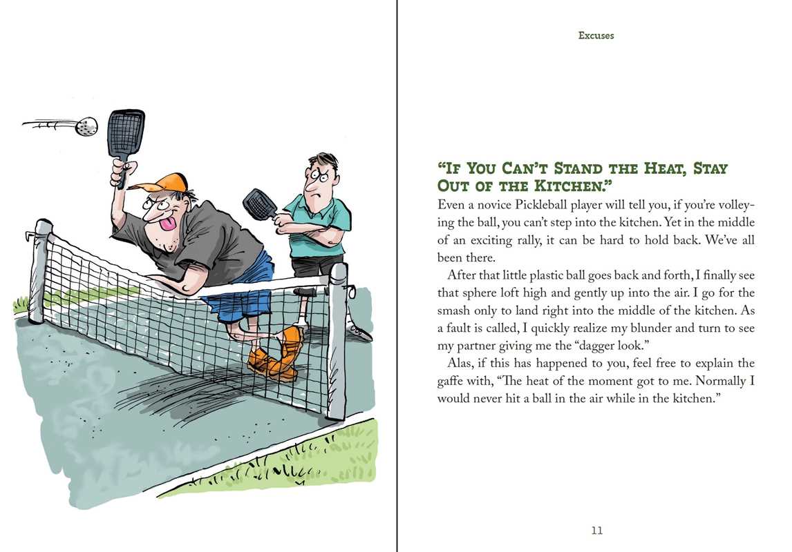 Pickleball's Best Excuses by Joshua Shifrin