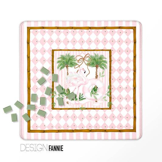 Mahjong Mat, Travel Size, Boutique Monogram