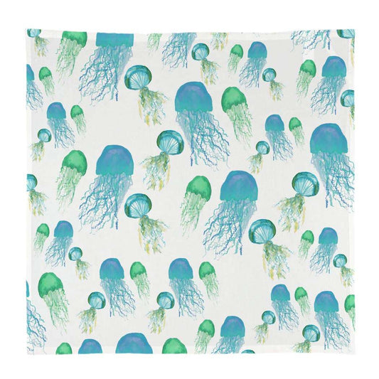 Blue Jellyfish Square