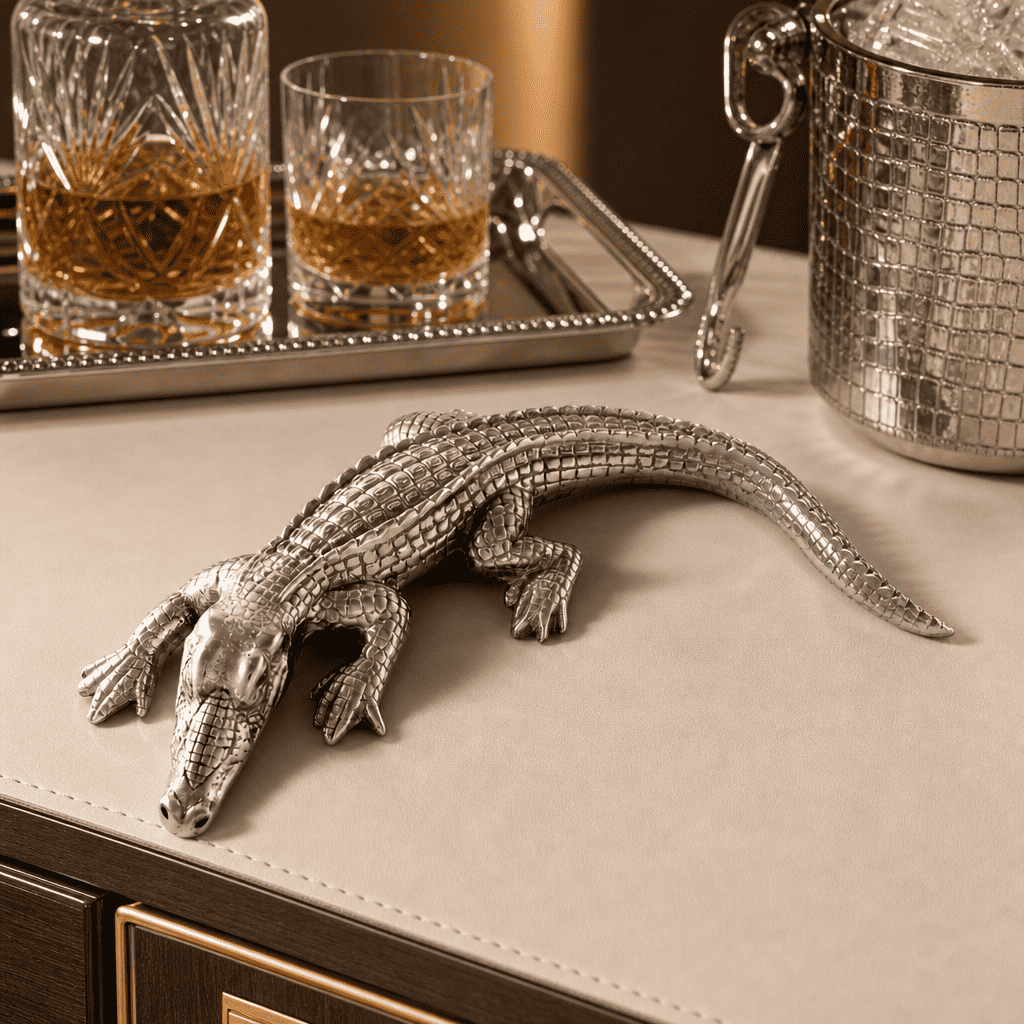 Alligator Large Figurine