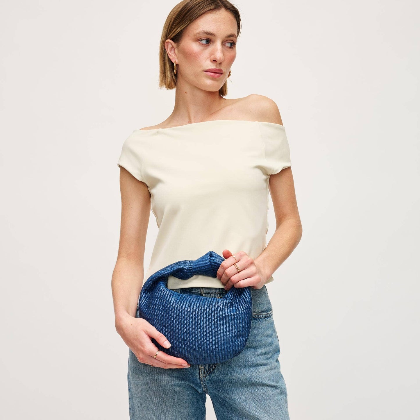 Tracy - Stripes Clutch