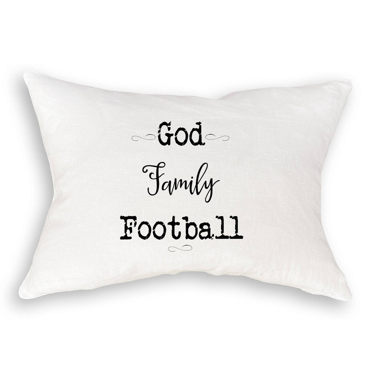 God Family Football in Black
