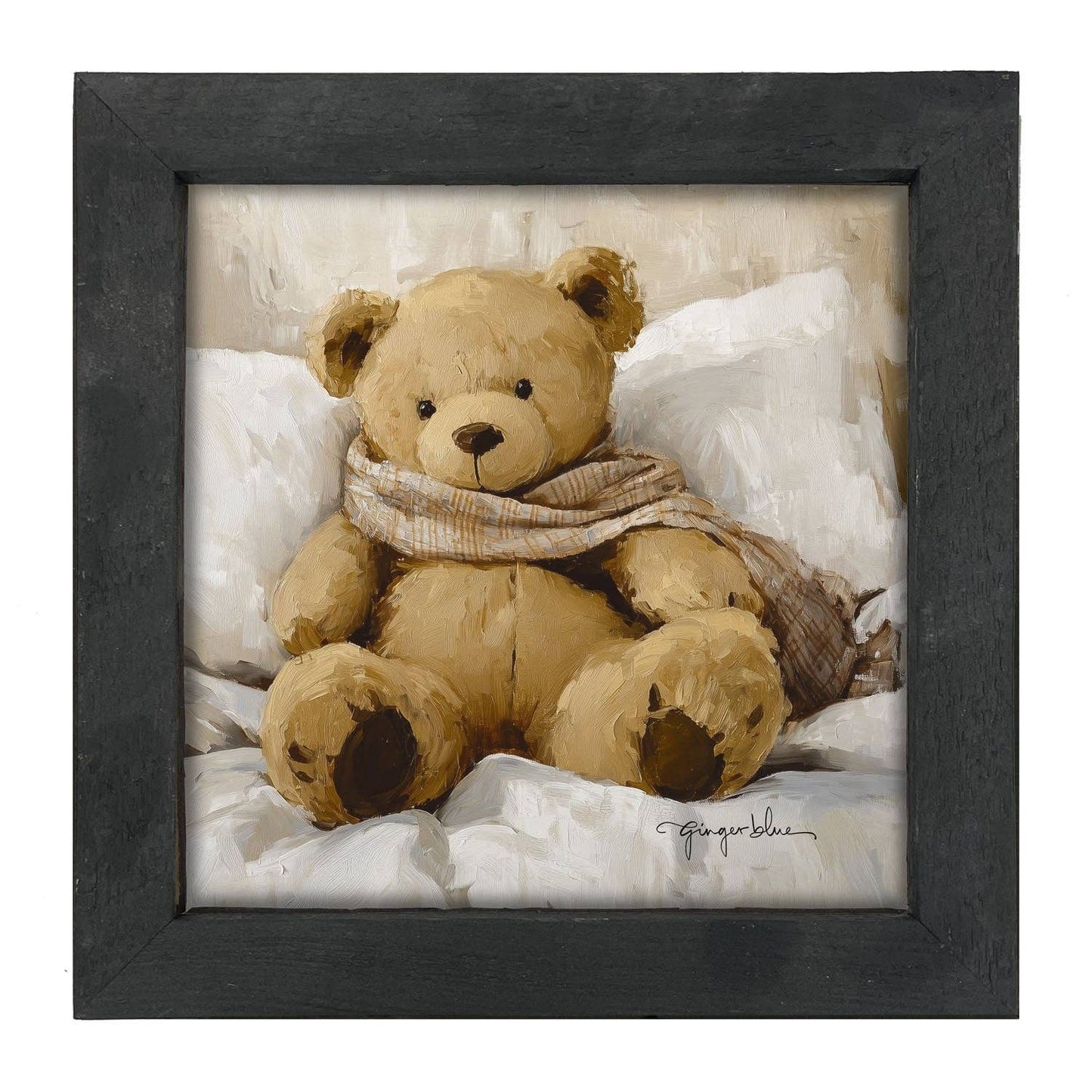 White Scarf Teddy Bear