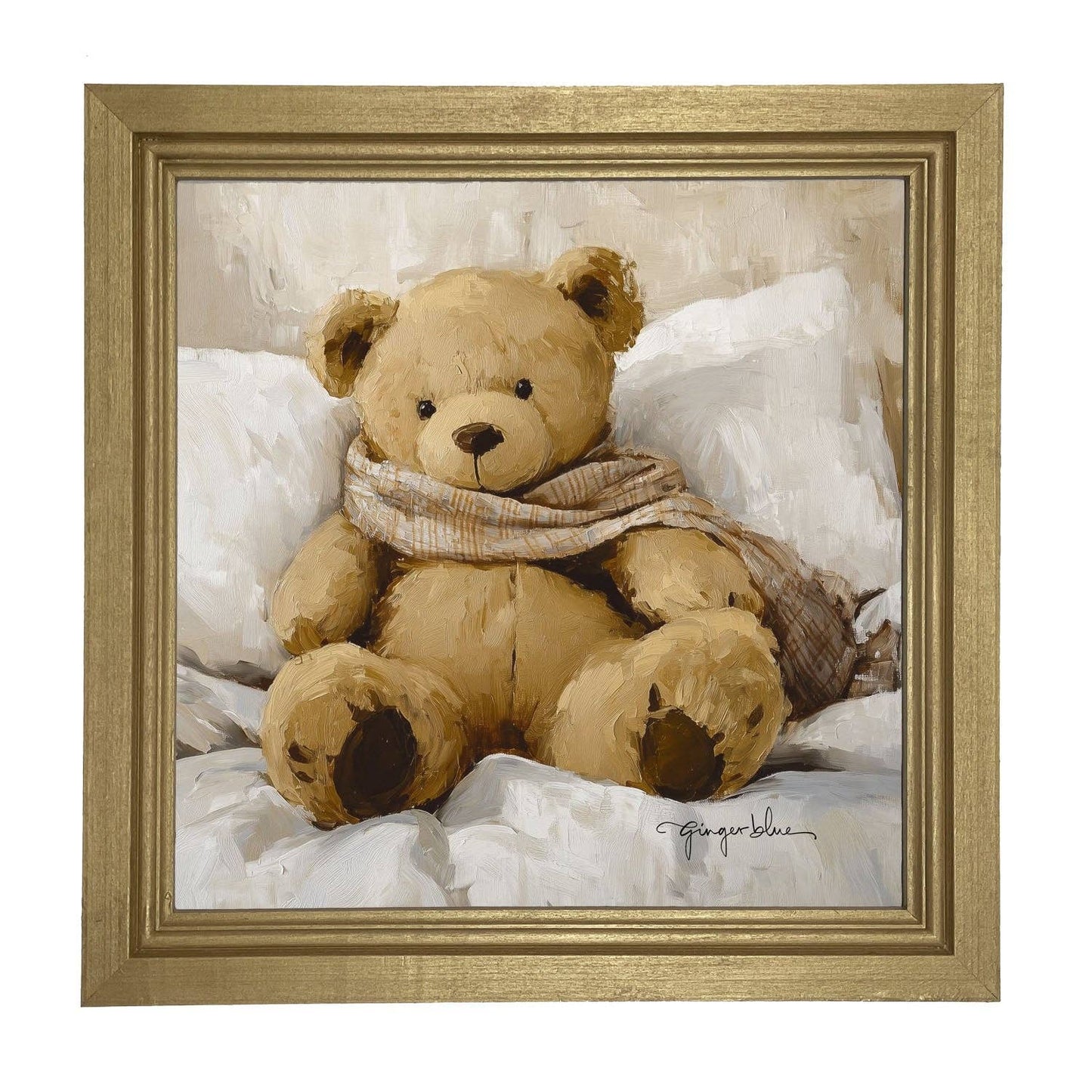 White Scarf Teddy Bear