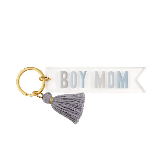 Acrylic Keychain - boy mom
