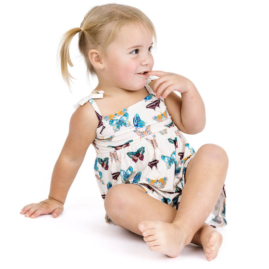 Wings of Paradise Butterflies Bamboo Sundress