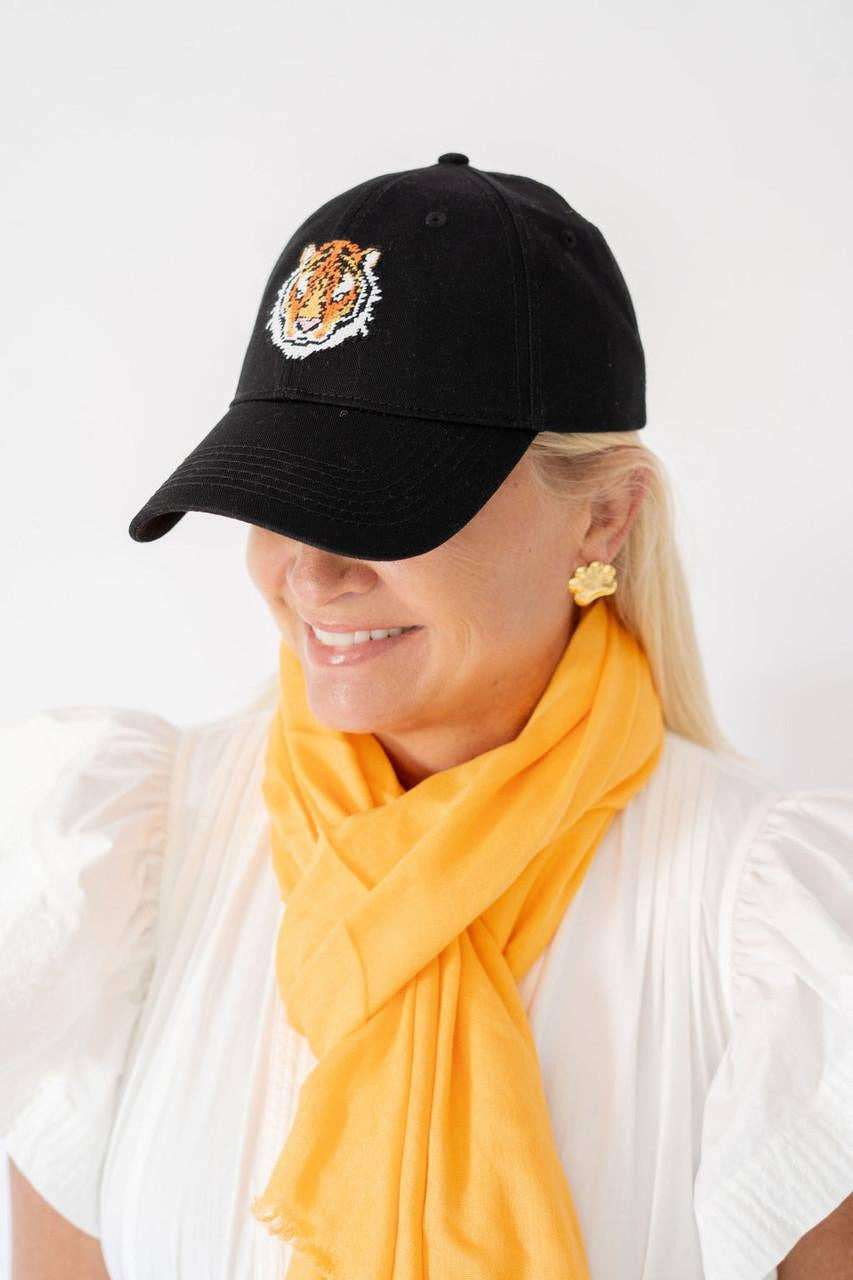 Needlepoint Baseball Hat - Tiger - WS