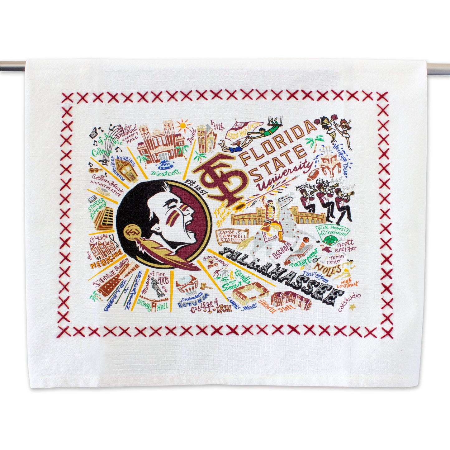 Florida State University Collegiate Dish Towel
