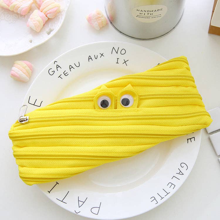 Pencil Case Caterpillar Zipper Large Capacity Cute