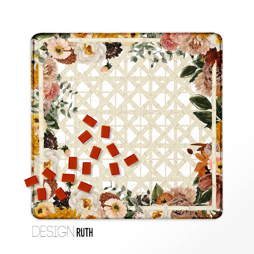 Mahjong Mat, Travel Size, Boutique Monogram
