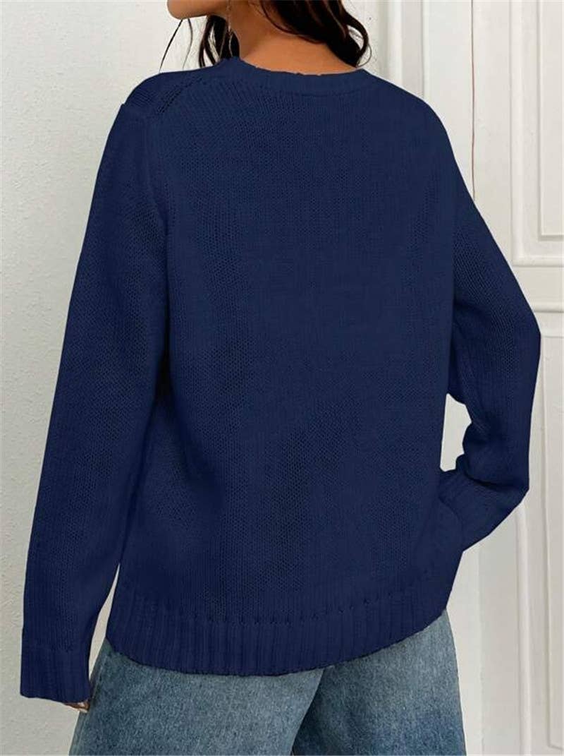 American Flag Knit Sweater