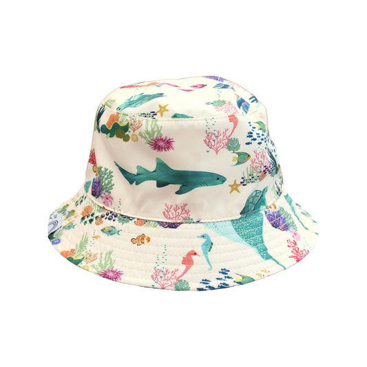 Coral Reef Reversible Bucket Hat