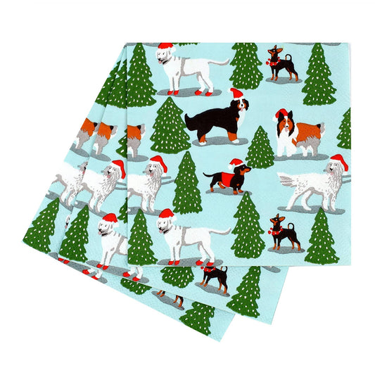 Merry Dog Paper Cocktail Napkins